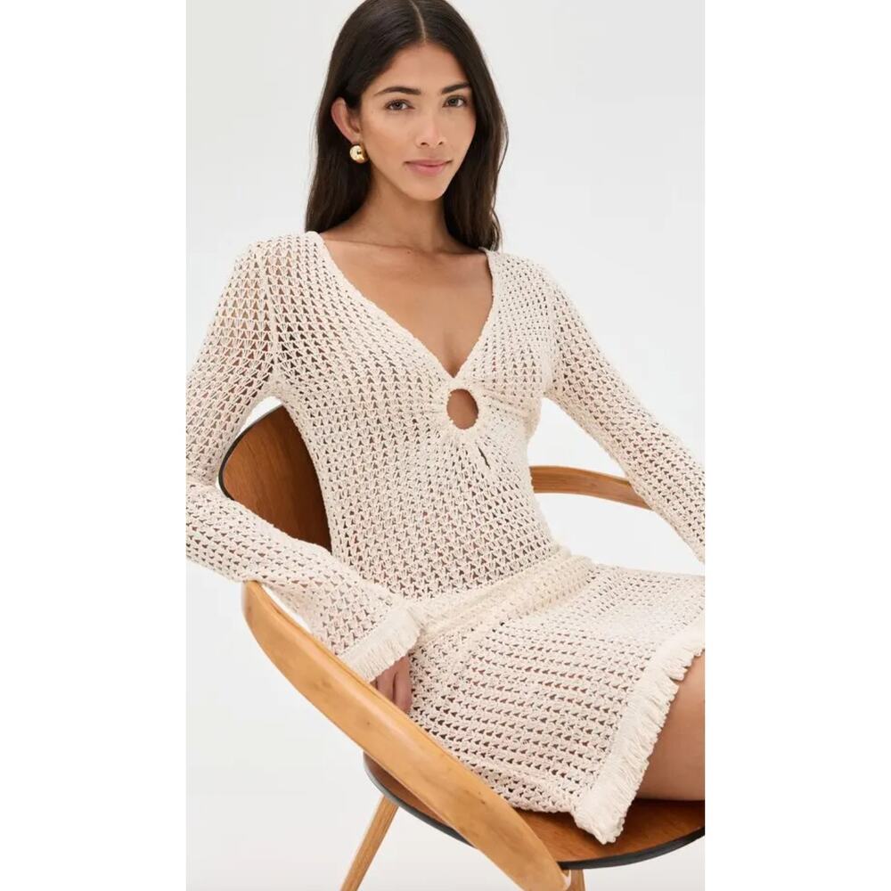 Ramy Brook Crochet Cassie Coverup Dress Size S